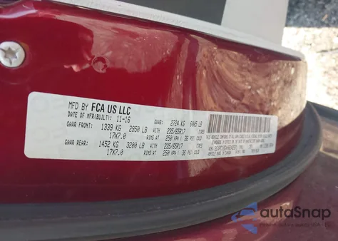 2017 Chrysler Pacifica Touring-L из США, поврежденный, VIN 2C4RC1BGXHR642371